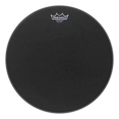 Remo - Ambassador Black Suede Drumhead, 15