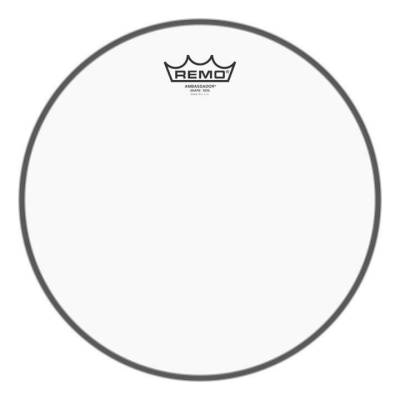 Remo - Ambassador Clear Snare Side No Collar Drumhead, 12