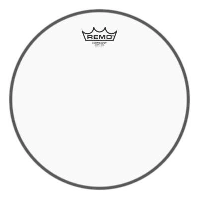 Remo - Ambassador Clear Snare Side No Collar Drumhead, 12