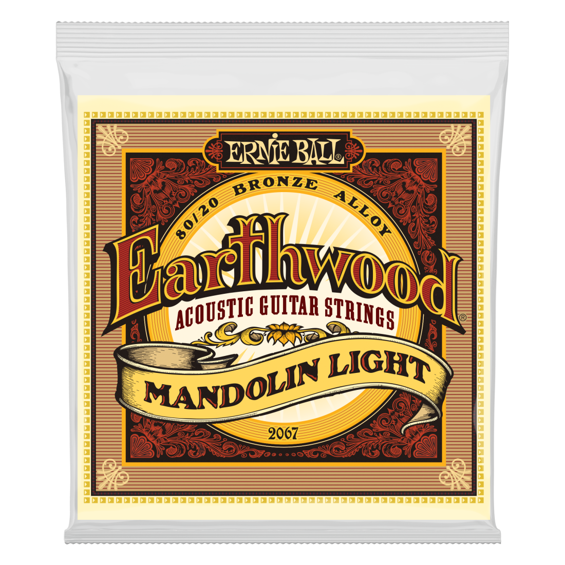 Earthwood Mandolin Light Loop End 80/20 Bronze Strings 9-34