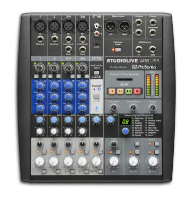 StudioLive AR8 USB 8-Channel Hybrid Mixer