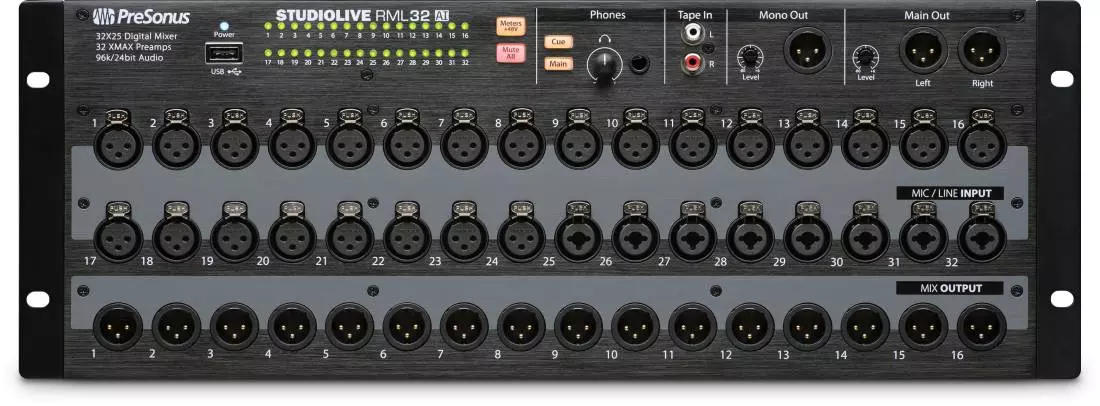 StudioLive RML32 32-Channel Rack Mount Mixer