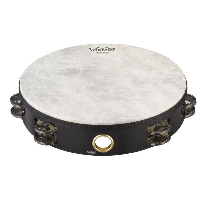 Fiberskyn Tambourine - Quadura Black, 10\'\'