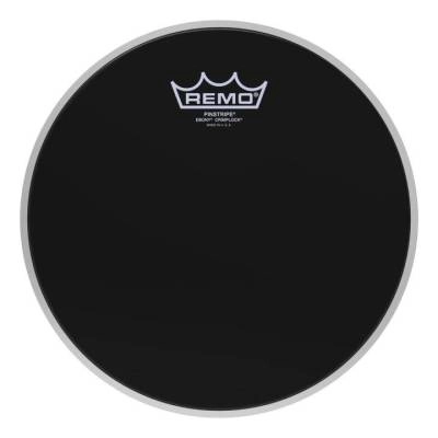 Remo - Pinstripe Ebony Crimplock Tenor Drumhead, 10