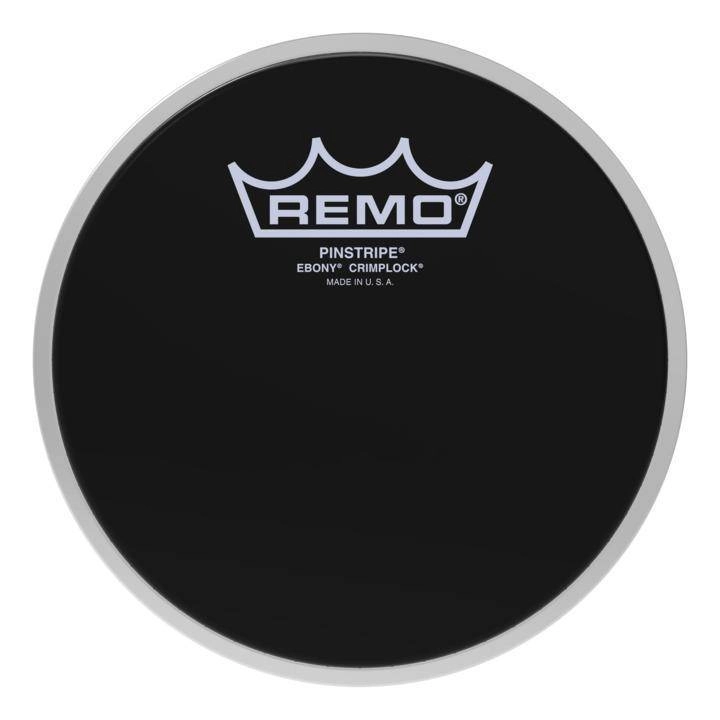 Pinstripe Ebony Crimplock Tenor Drumhead, 6\'\'