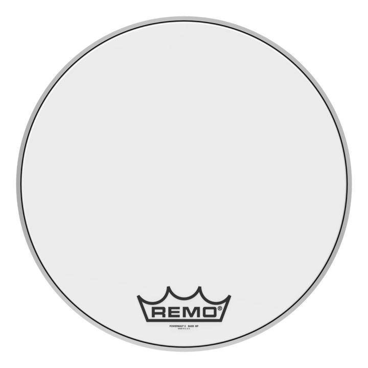 Powermax 2 Ultra White Crimplock Bass Drumhead, 20\'\'