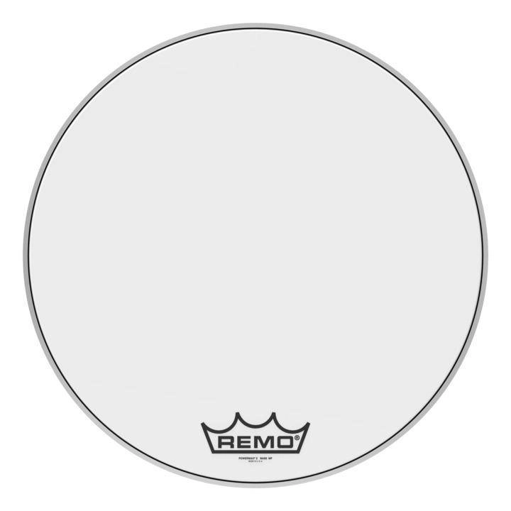 Powermax 2 Ultra White Crimplock Bass Drumhead, 24\'\'