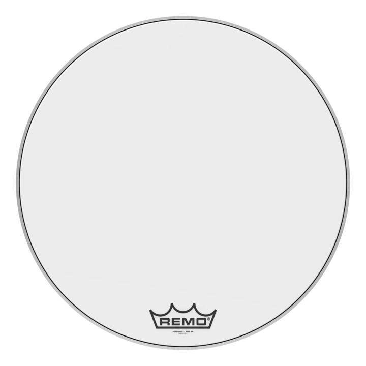 Powermax 2 Ultra White Crimplock Bass Drumhead, 28\'\'