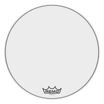 Remo - Powermax 2 Ultra White Crimplock Bass Drumhead, 28