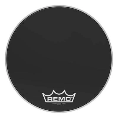 Remo - Powermax Ebony Crimplock Bass Drumhead, 18