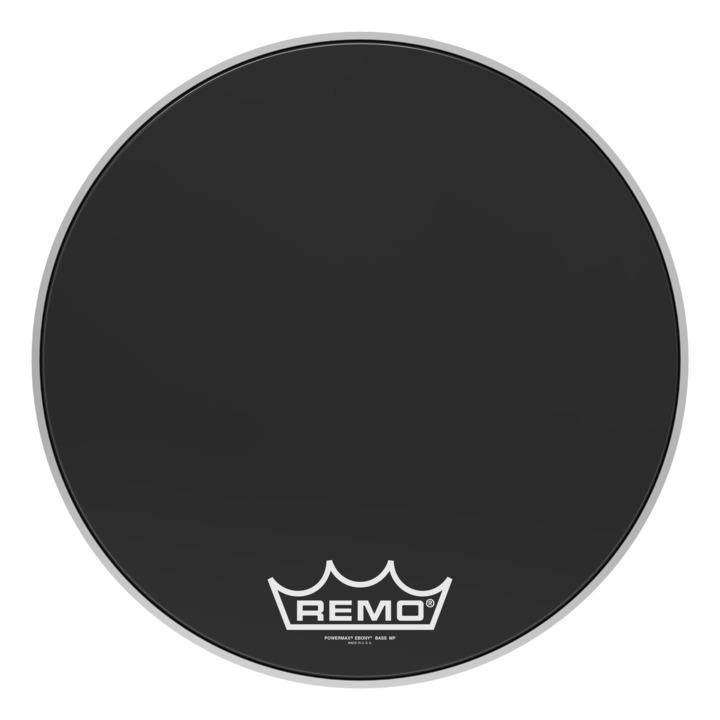 Powermax Ebony Crimplock Bass Drumhead, 20\'\'