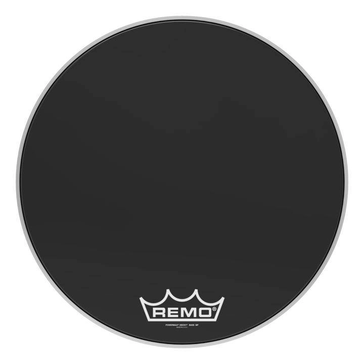 Powermax Ebony Crimplock Bass Drumhead, 22\'\'