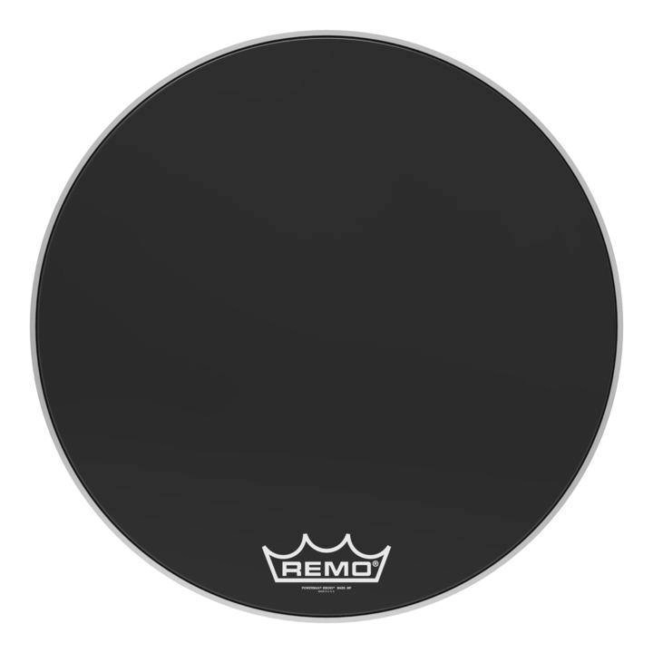 Powermax Ebony Crimplock Bass Drumhead, 26\'\'