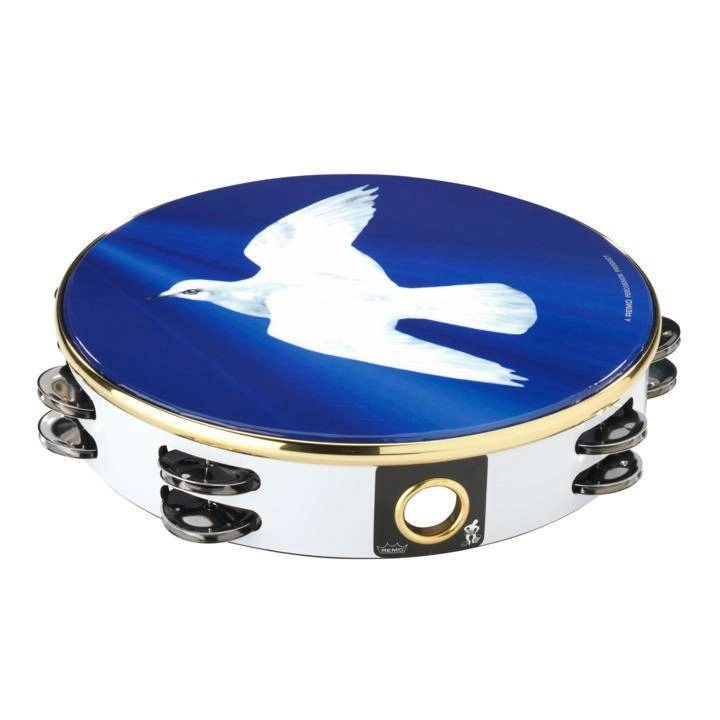 Praise Tambourine - Religious Dove, 10\'\'