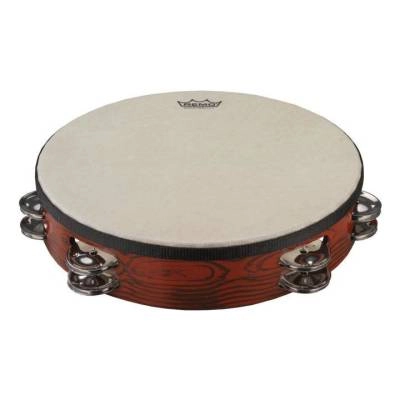 Remo - Valencia Gospel Tambourine - Antique Brown, 10