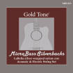 Gold Tone - Microbass Silverbacks Silver-Wrapped Nylon Strings 49-115