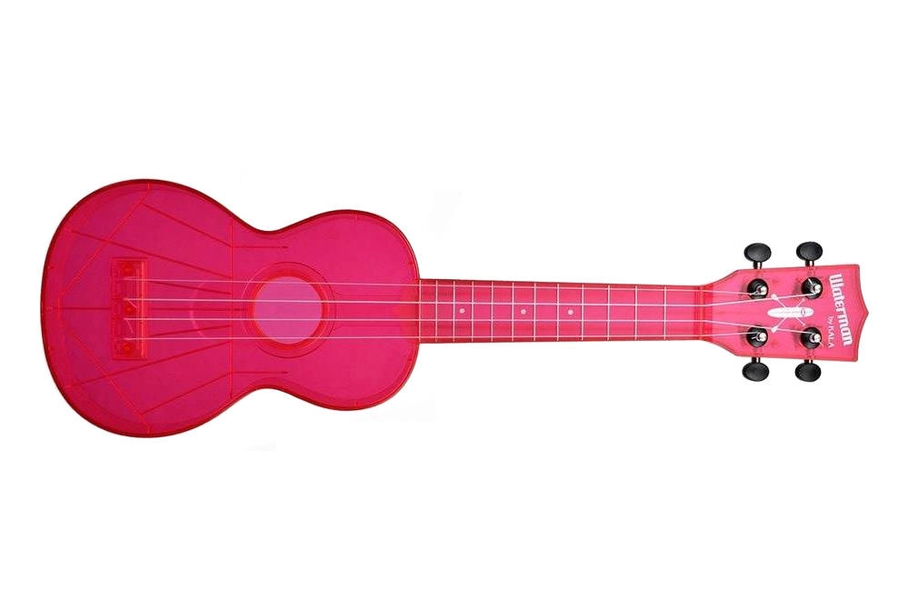 Waterman Composite Soprano Ukulele - Fluorescent Pink