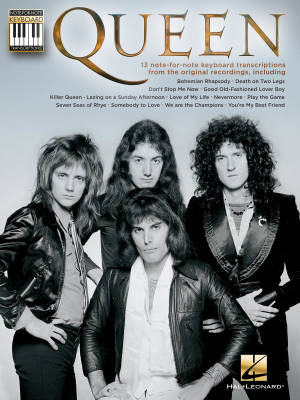 Hal Leonard - Queen (Note-for-Note Keyboard Transcriptions) - Piano - Book