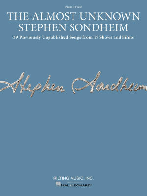 Hal Leonard - The Almost Unknown Stephen Sondheim - Piano/Vocal - Book