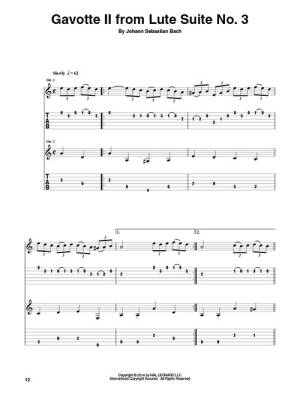 J.S. Bach: Guitar Play-Along Volume 151 - Guitar TAB - Book/Audio Online