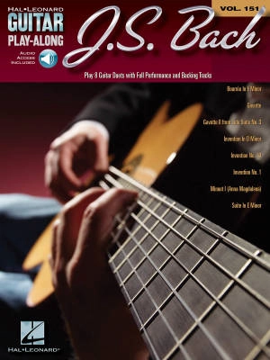 Hal Leonard - J.S. Bach: Guitar Play-Along Volume 151 - Guitar TAB - Book/Audio Online