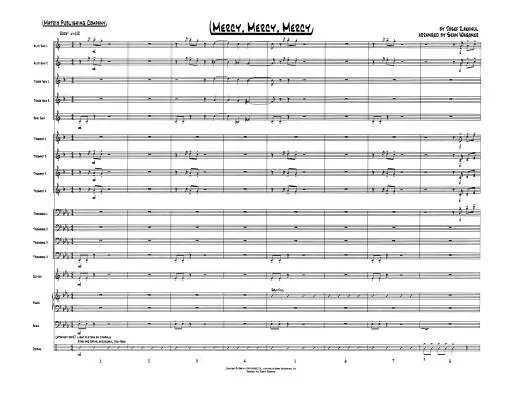 Mercy, Mercy, Mercy - Zawinul/Wagoner - Jazz Ensemble - Gr. 3