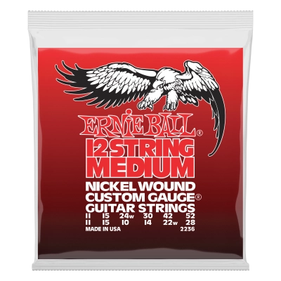 Ernie Ball - Medium 12-String Nickel Wound Electric Guitar Strings 11-52