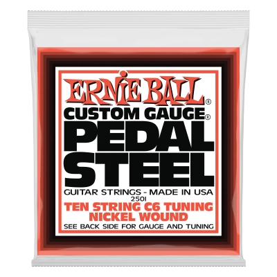 Ernie Ball - Pedal Steel 10-String C6 Tuning Nickel Wound Guitar Strings 12-66