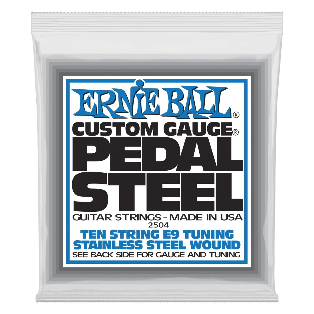 Ernie Ball Pedal Steel 10String E9 Tuning Stainless Steel Wound Guitar