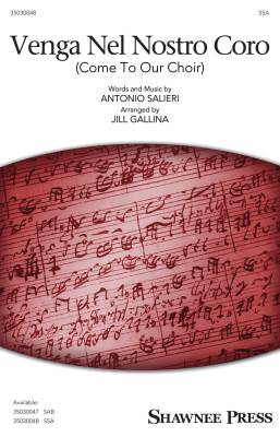 Venga Nel Nostro Coro (Come to Our Choir) - Salieri/Gallina - SSA