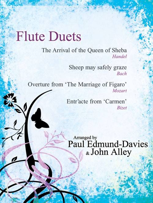Flute Duets: Arrival of the Queen of Sheba - Edmund-Davies/Alley - 2 Flutes/Piano - Book