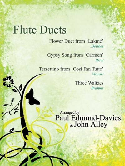 Flute Duets: Flower Duet from \'Lakme\' - Edmund-Davies/Alley - 2 Flutes/Piano - Book