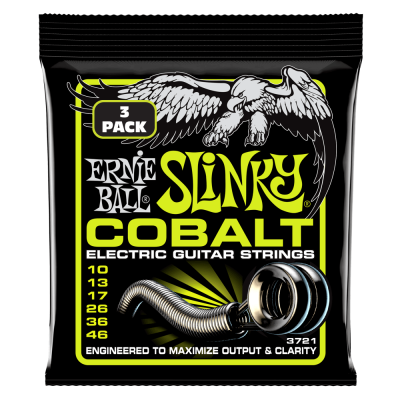Ernie Ball - Regular Slinky Cobalt Electric Guitar Strings - 3 Pack