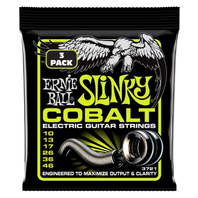 Ernie Ball - Regular Slinky Cobalt Electric Guitar Strings - 3 Pack