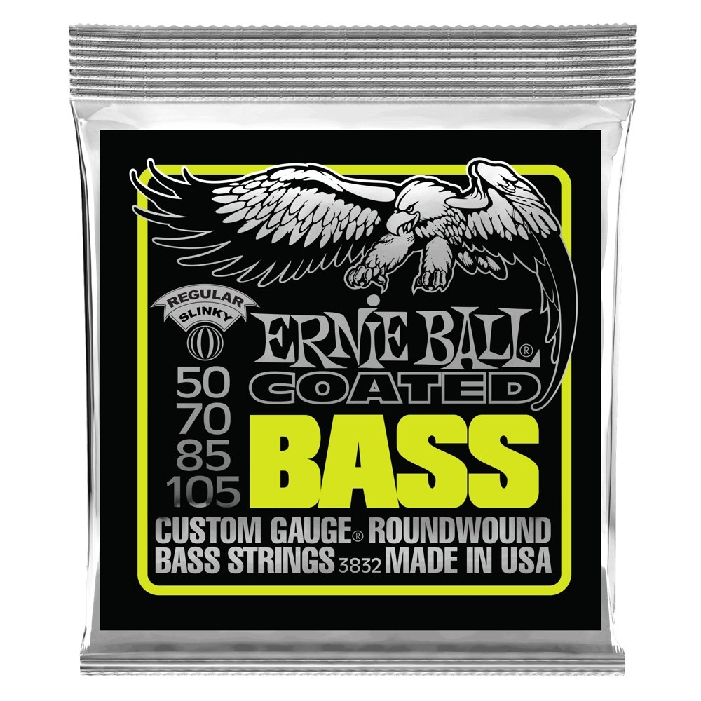 Regular Slinky Coated Electric Bass Strings 50-105