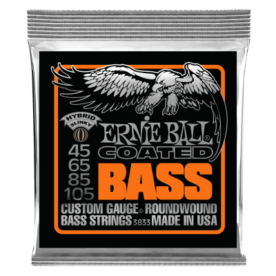 Ernie Ball - Hybrid Slinky Coated Electric Bass Strings 45-105