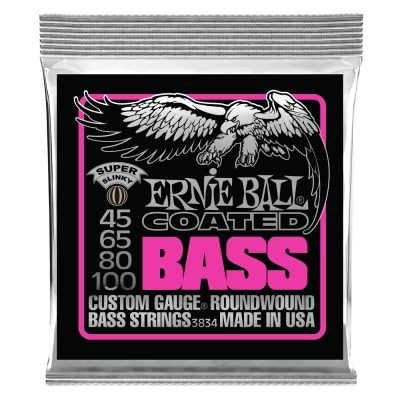 Ernie Ball - Super Slinky Coated Electric Bass Strings 45-100