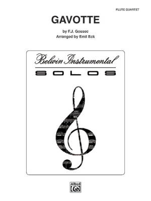 Belwin - Gavotte - Gossec/Eck - Quatuor de fltes