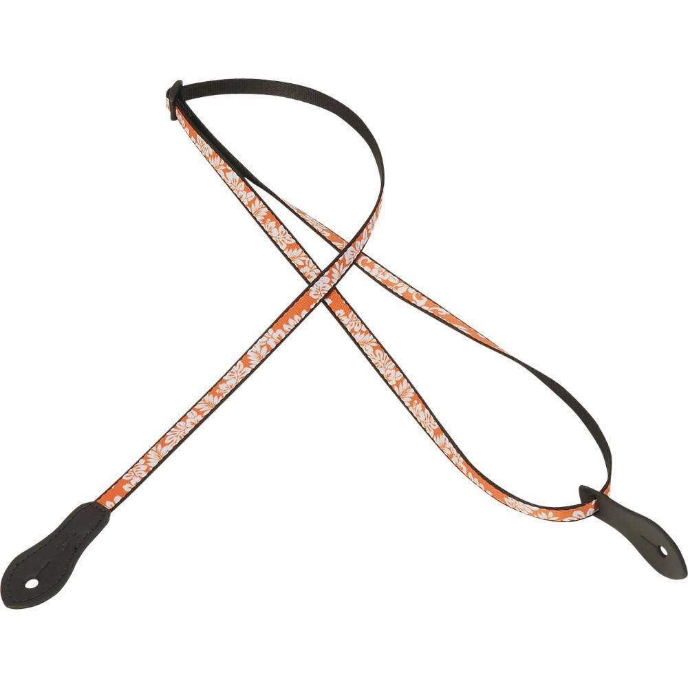 Polyester Sublimation Print Mandolin/Ukelele Strap - Orange