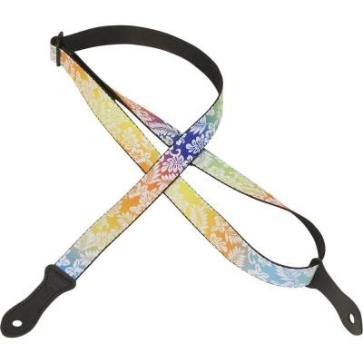 Levys - 1 Polyester Sublimation Print Mandolin/Ukelele Strap - Flower