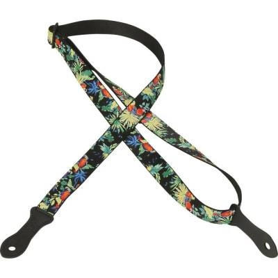 Levys - 1 Polyester Sublimation Print Mandolin/Ukelele Strap - Parrots