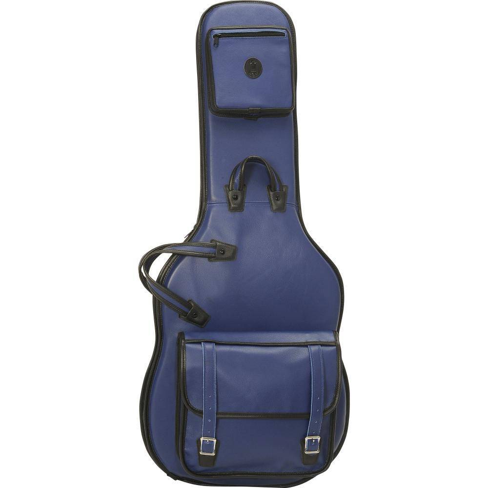 Texas Tough Leather Electric Guitar Bag - Blue