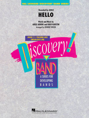 Hal Leonard - Hello - Adkins/Kurstin/Vinson - Concert Band - Gr. 1.5