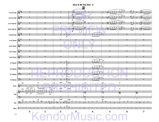 Give It All You Got - Shutack - Jazz Ensemble - Gr. Easy