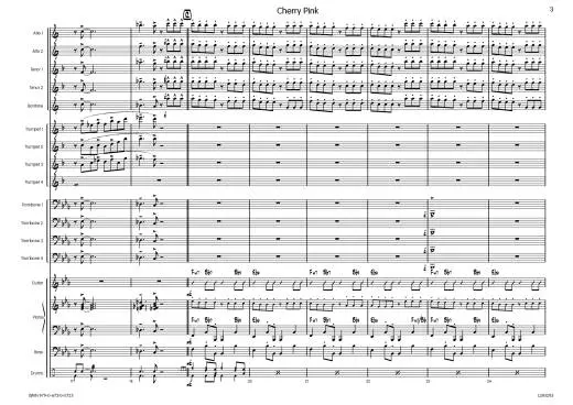 Cerezo Rosa (Cherry Pink) - Louiguy/Collins - Jazz Ensemble