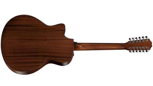 12-string Spruce/Sapele Cutaway Acoustic Electric Guitar w/Case