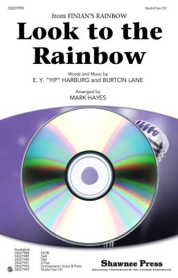 Look to the Rainbow - Lane/Harburg/Hayes - StudioTrax CD