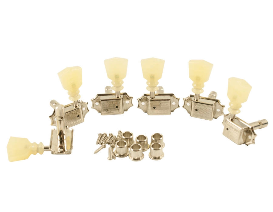 3+3 Double Ring Locking Tuner Set - Nickel