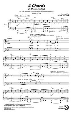 4 Chords (A Choral Medley) - Brymer - SAB