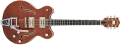 Gretsch Guitars - G6609TFM Players Edition Broadkaster Double Cutaway with Bigsby, USA FullTron Pickups, Tiger Flame Maple - Bourbon Stain
